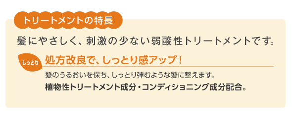 トリートメントの特長