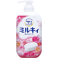 ミルキィボディソープ フローラルソープの香り　ポンプ付