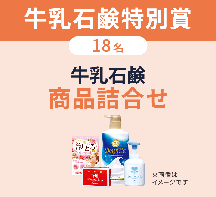 牛乳石鹸特別賞 18名 牛乳石鹸 商品詰合せ